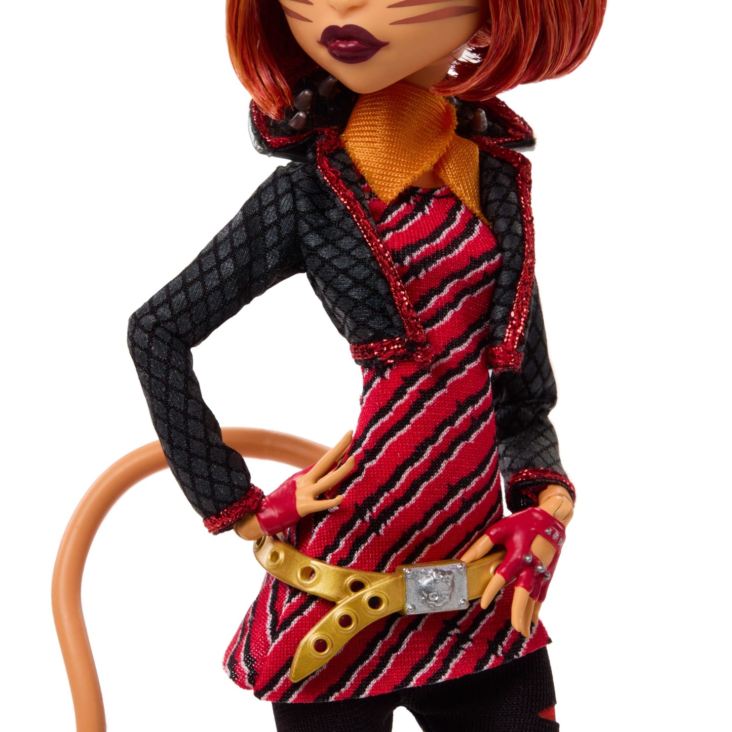 Monster High Boo-Riginal Creeproduction Toralei Doll With Diary, Doll Stand And Pet