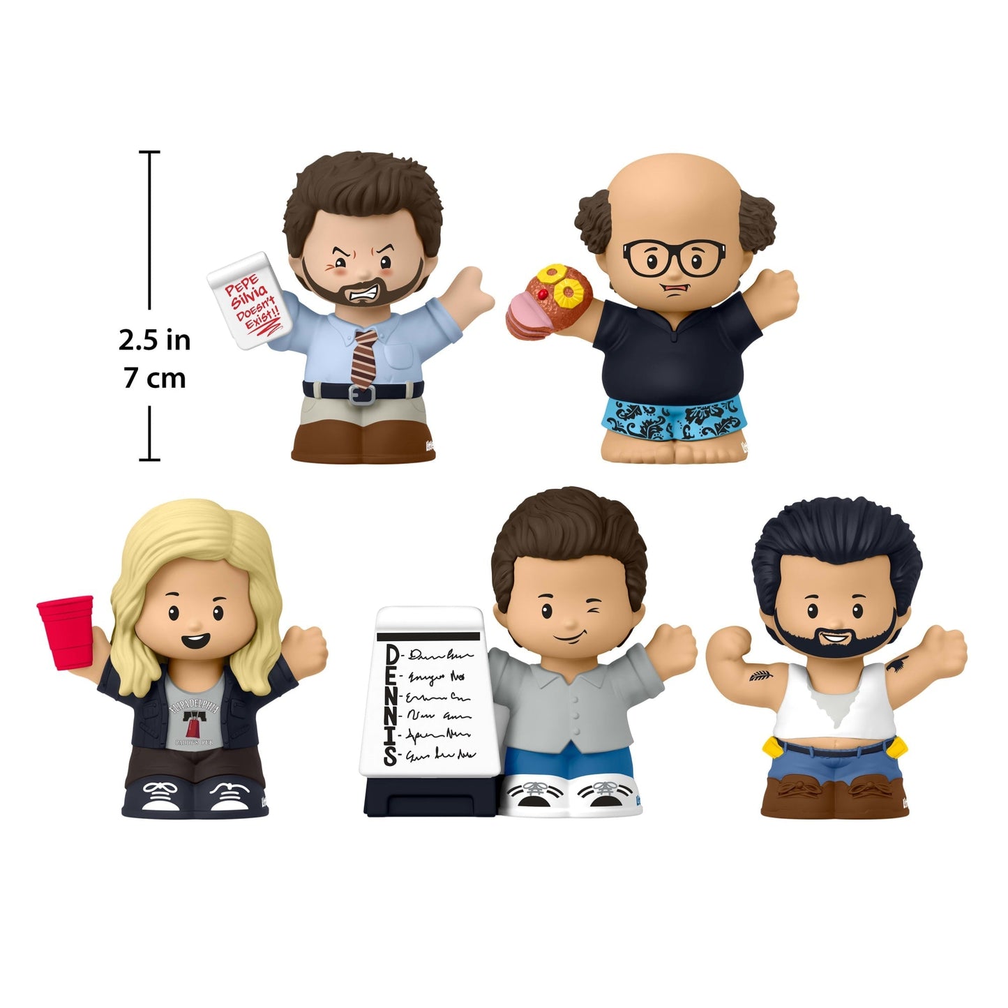 Little People Collector It's Always Sunny in Philadelphia Set For Adults & Fans, 5 Figures