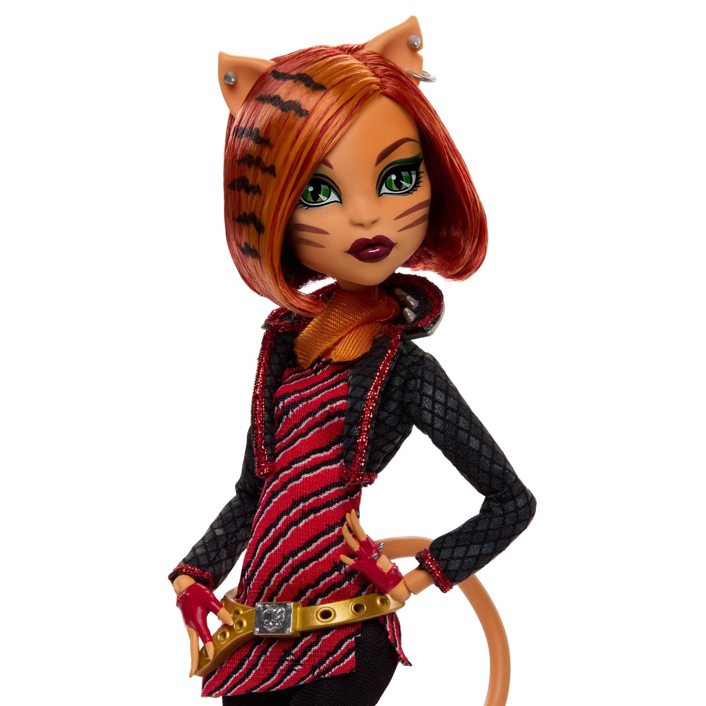 Monster High Boo-Riginal Creeproduction Toralei Doll With Diary, Doll Stand And Pet