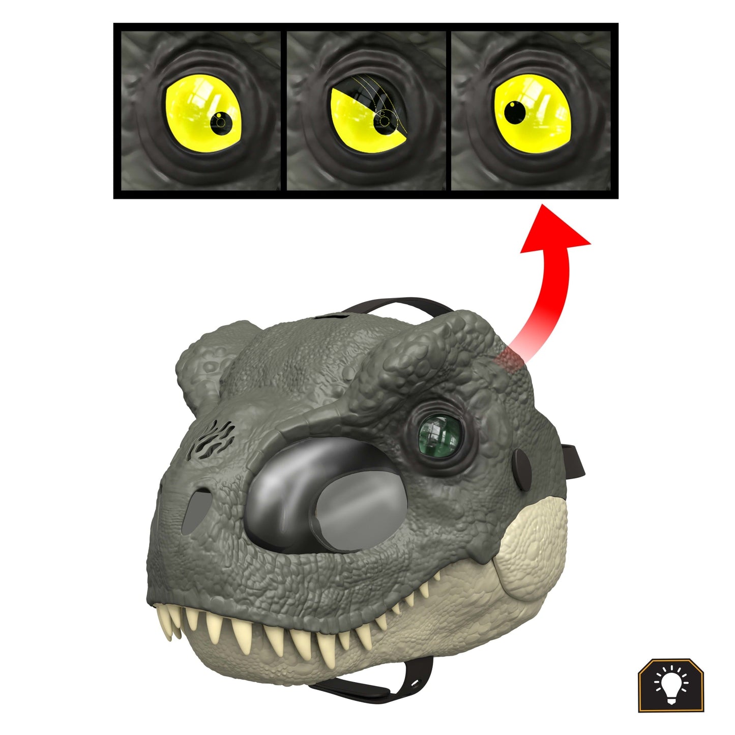 Jurassic World Brinquedo Rebirth Máscara Luxo