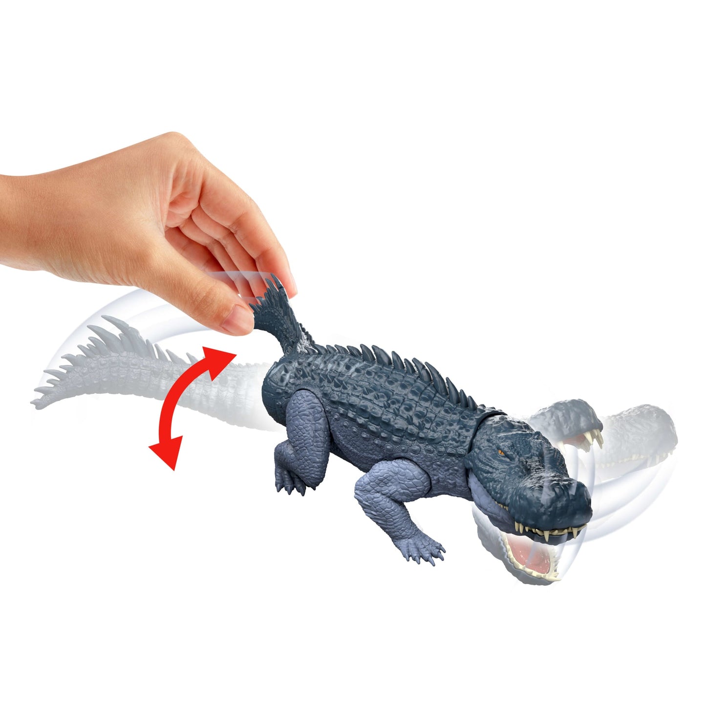 Jurassic World Dinosaurio de Juguete Rebirth Rastreadores Gigantes Purussaurus