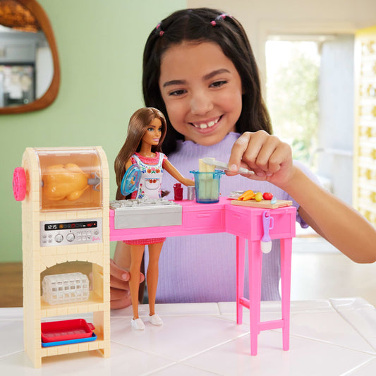 Barbie Receta de la amistad de Teresa Set de Juego Crea y Cocina con Teresa