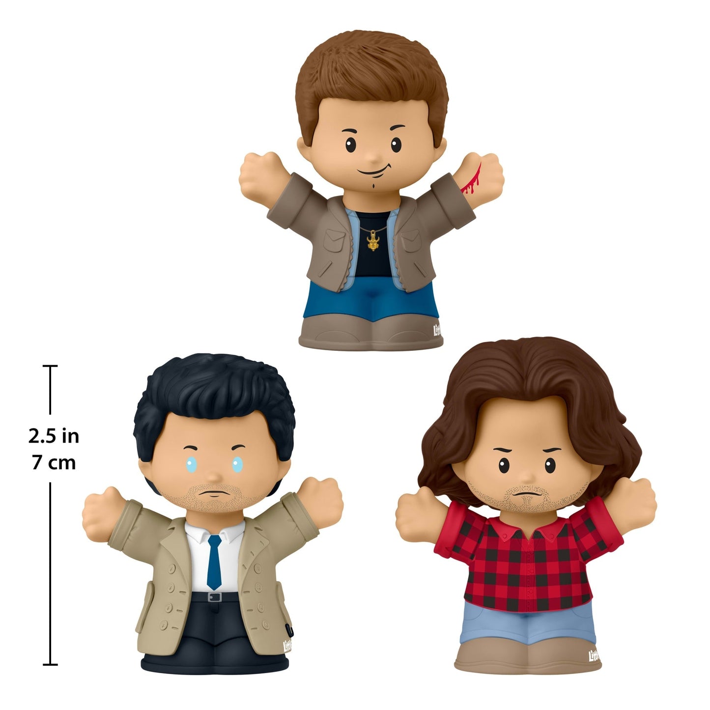 Little People Collector Supernatural Tv Show Special Edition Set For Adults & Fans, 3 Figures