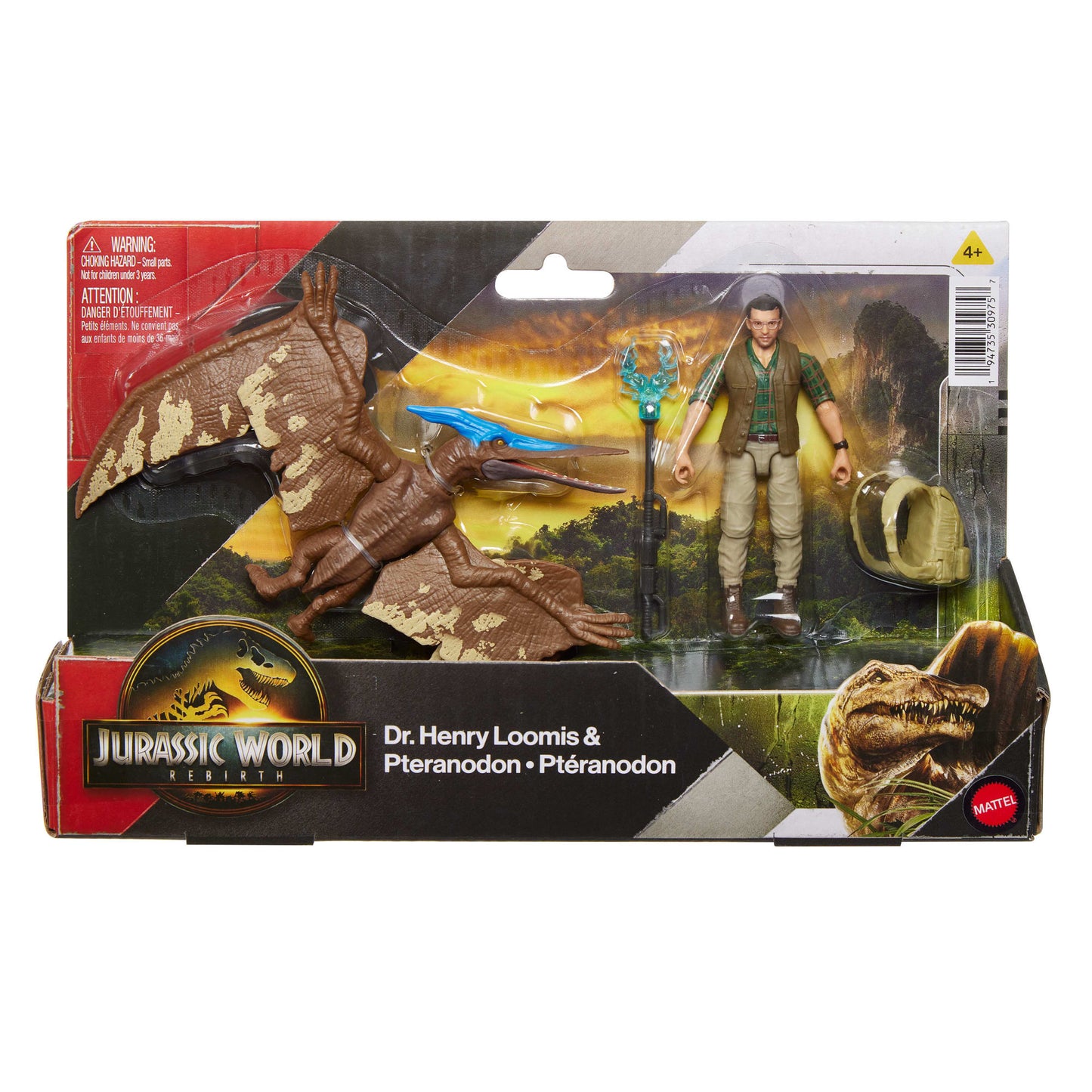 Jurassic World Brinquedo Humano e dinossauro