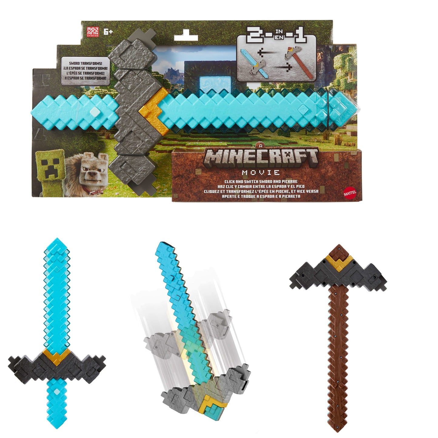 Minecraft La Película Juguete Arma de Batalla
