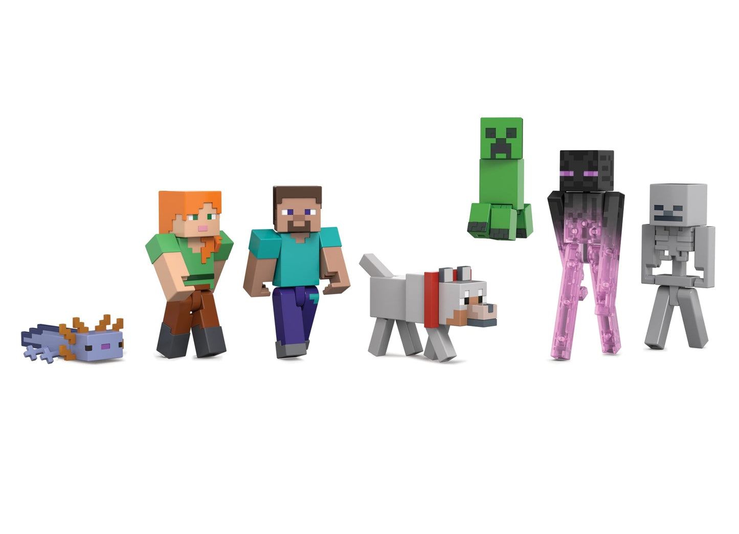 Minecraft  Coffret Création de Monde, 7Figurines Articulées