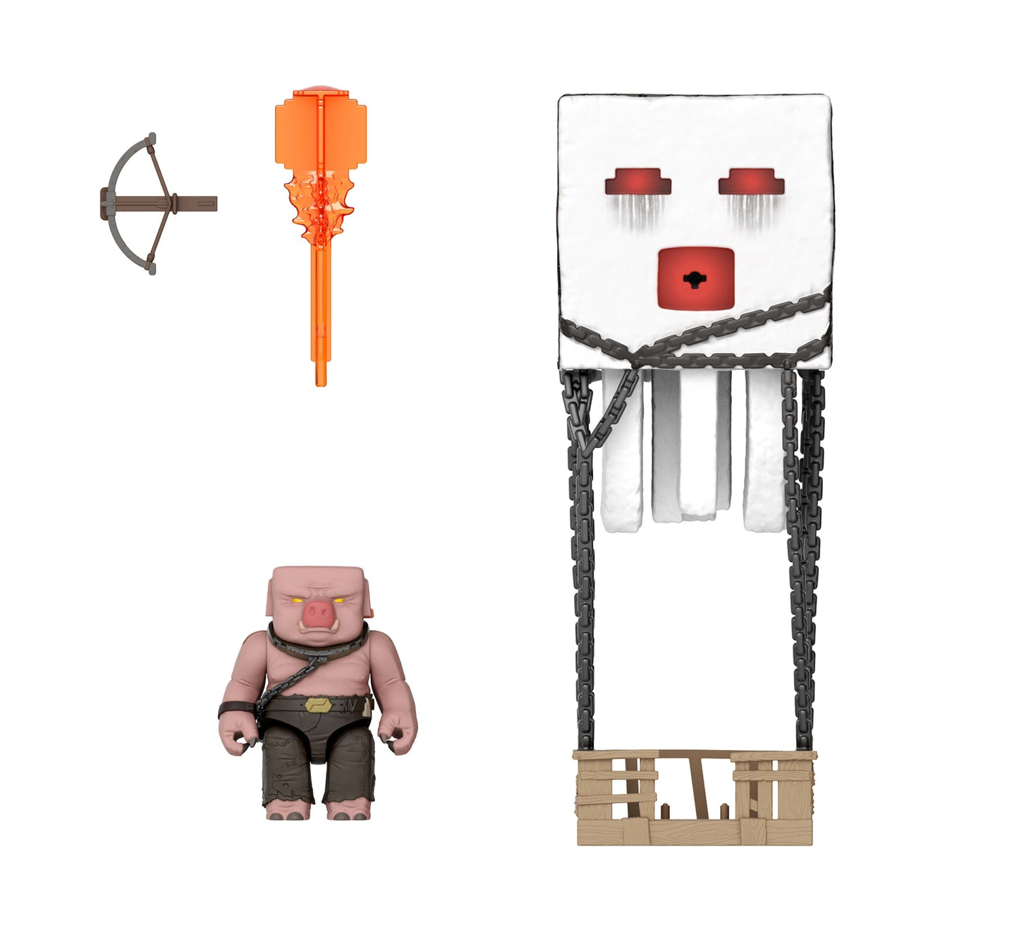 Minecraft La Película Figura de Acción Ataque Explosivo Ghast