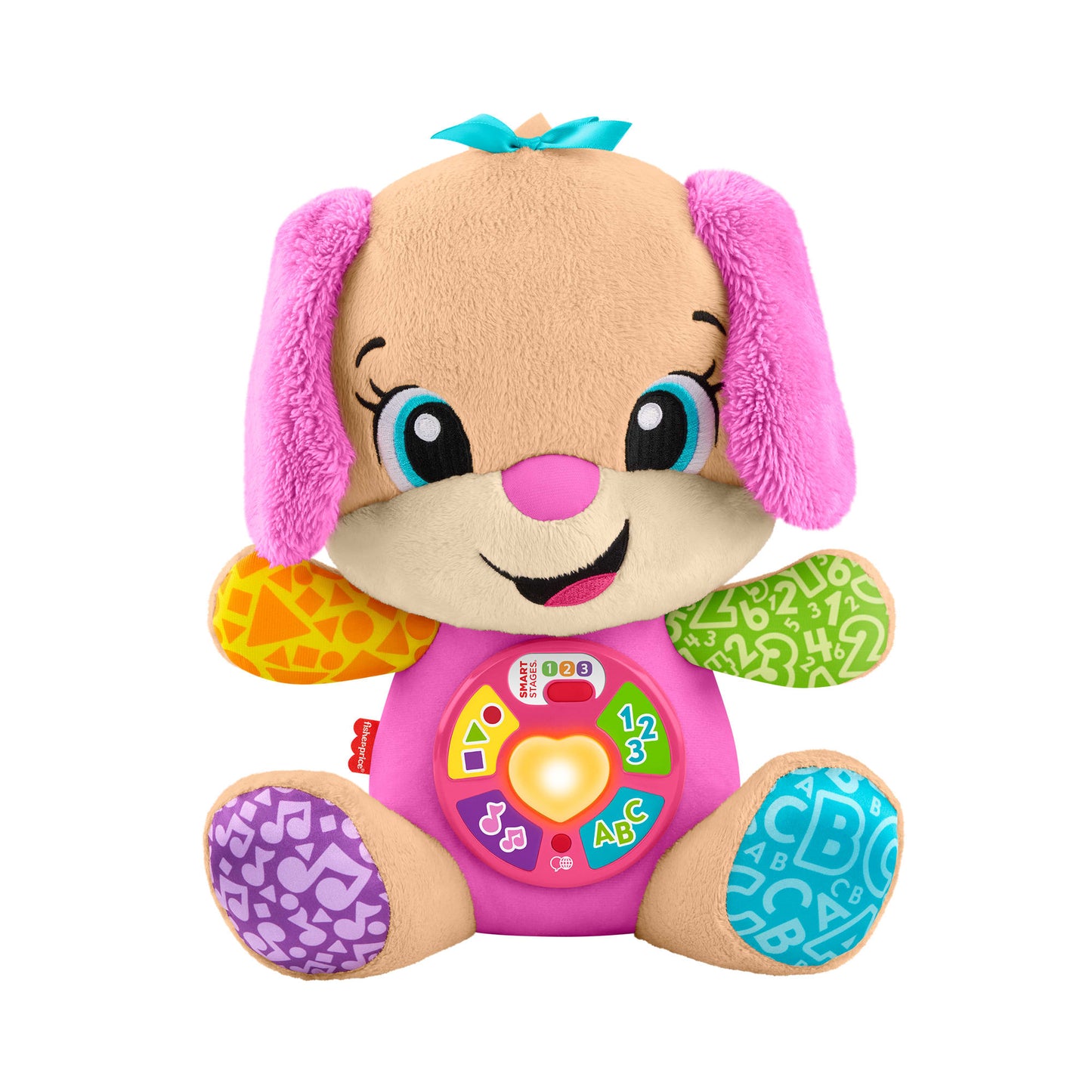 Fisher-Price Aprender e Brincar Brinquedo para Bebês Irmã do Cachorrinho Aprende Comigo
