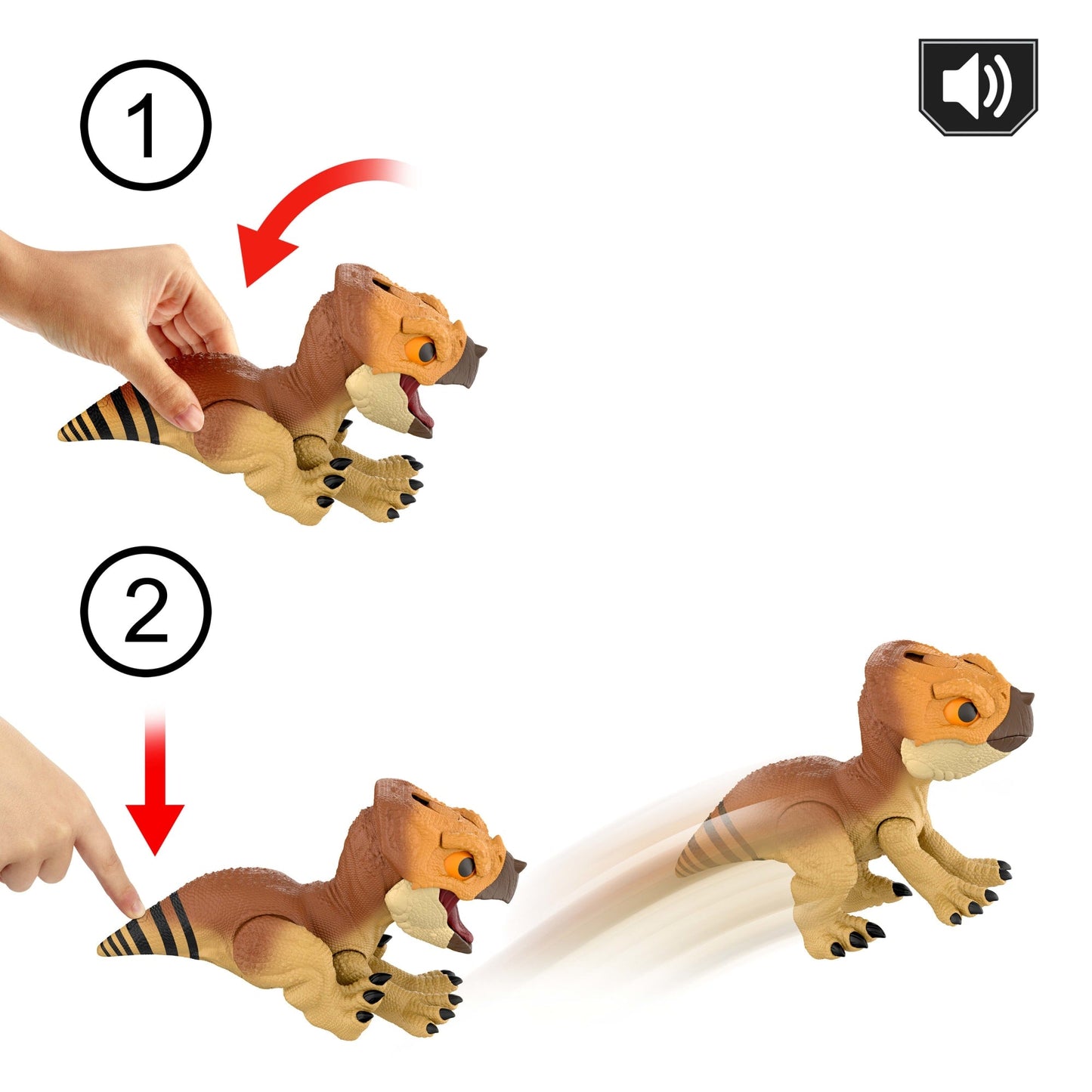 Jurassic World Dinossauro de Brinquedo Rebirth Dinossauro Interativo