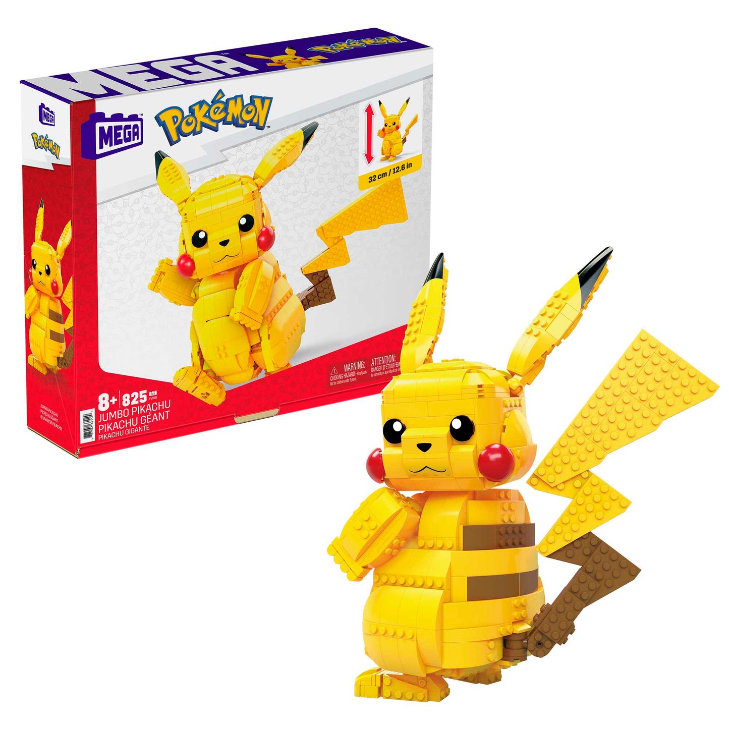 MEGA Pokémon Juguete de Construcción Jumbo Pikachu