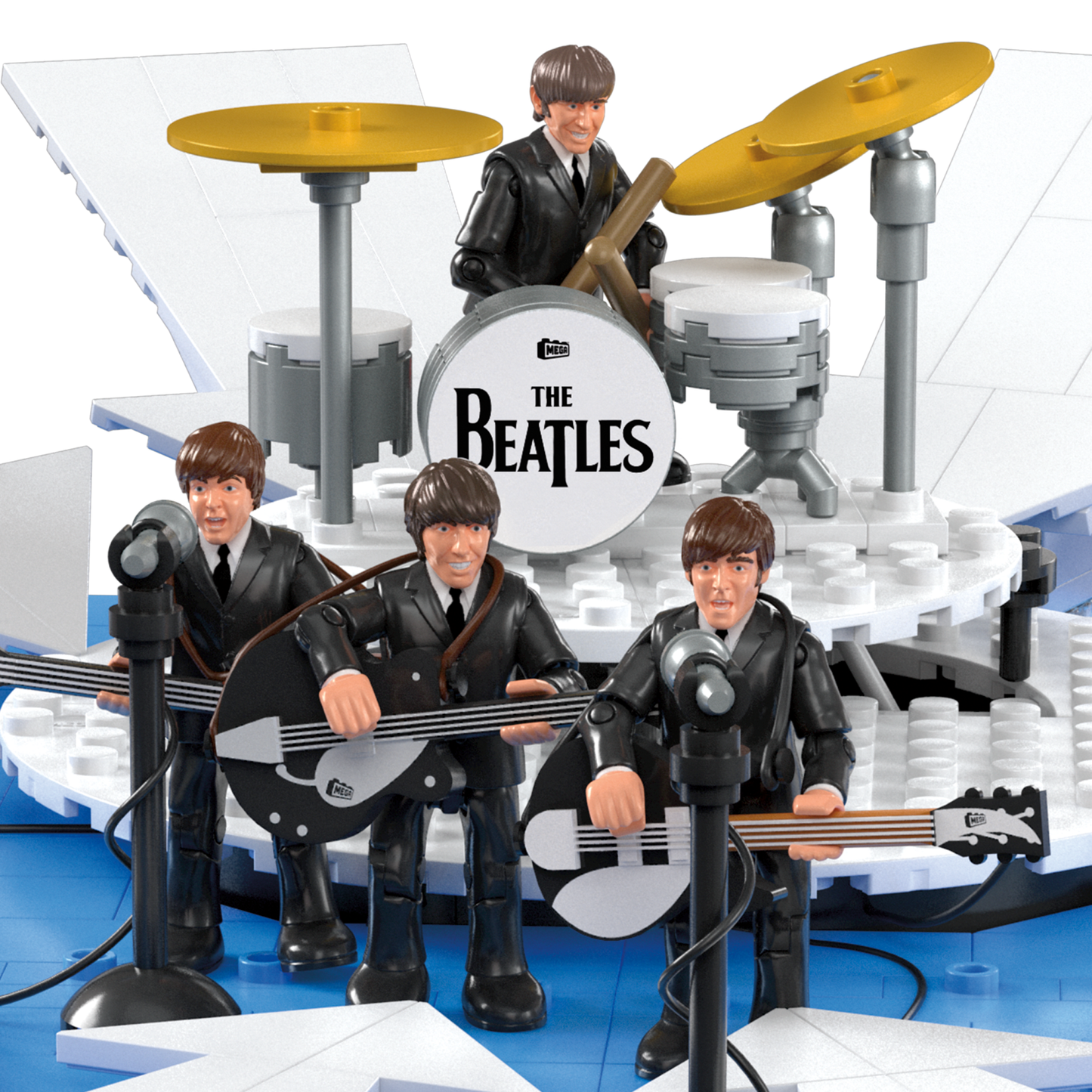 Mega The Beatles Coffret de Construction Avec Lumières de Collection