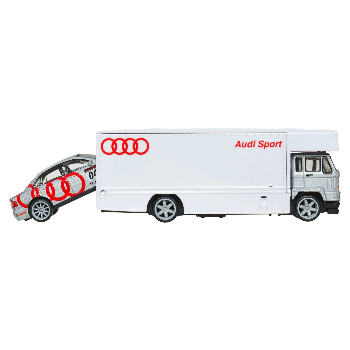 Hot Wheels Collector Vehículo de Colección Auto Transportador Audi S4 Quatro