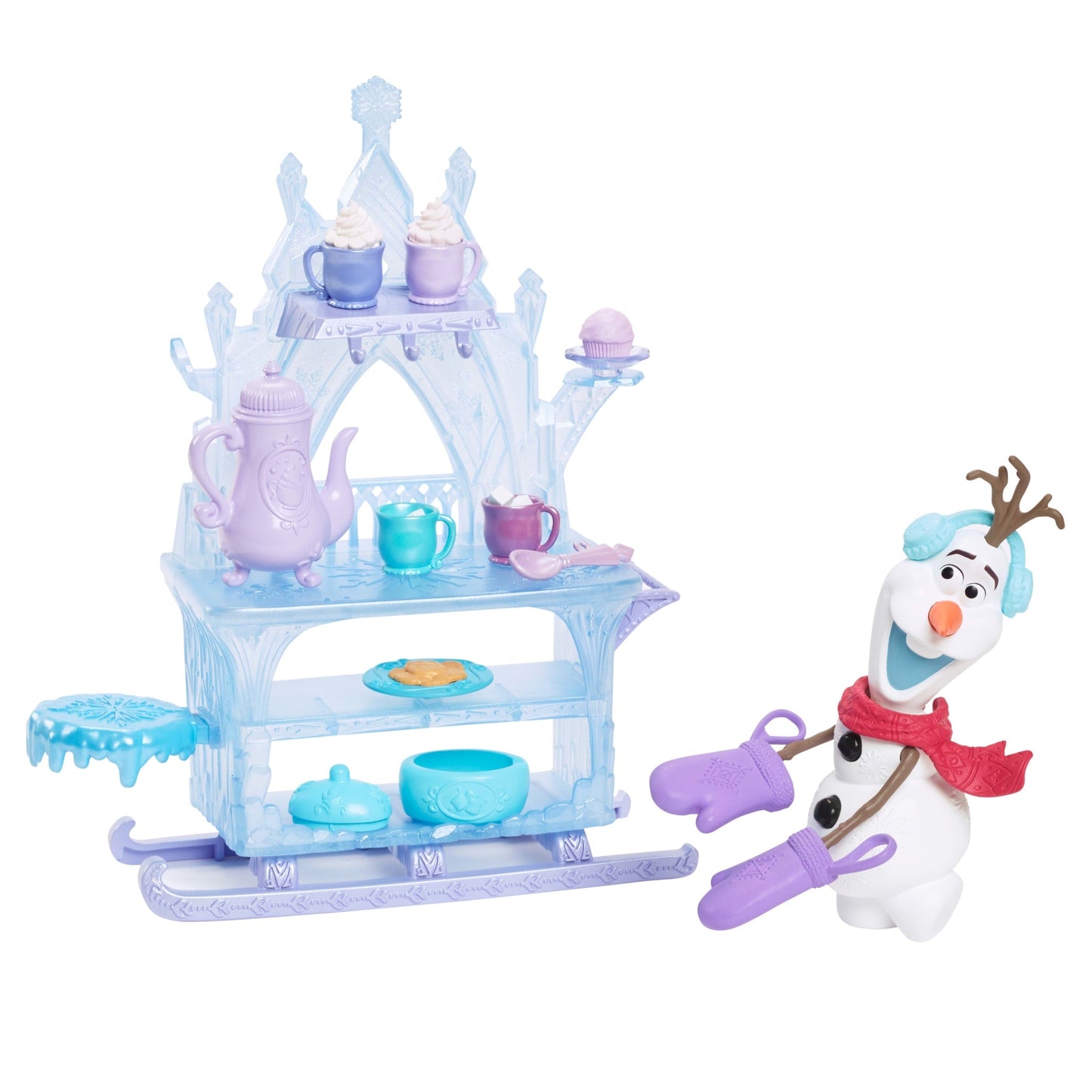 Disney Frozen Olaf Treat Sled Playset With Olaf Doll & 15+ Accessories,