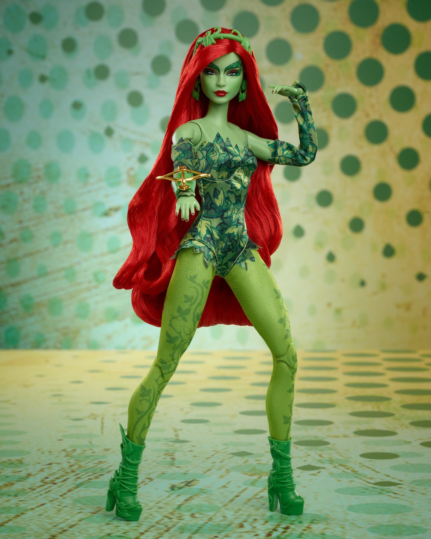 Barbie Signature Poison Ivy Collectible Doll With Posable Body And Iconic Outfit, & Accessories