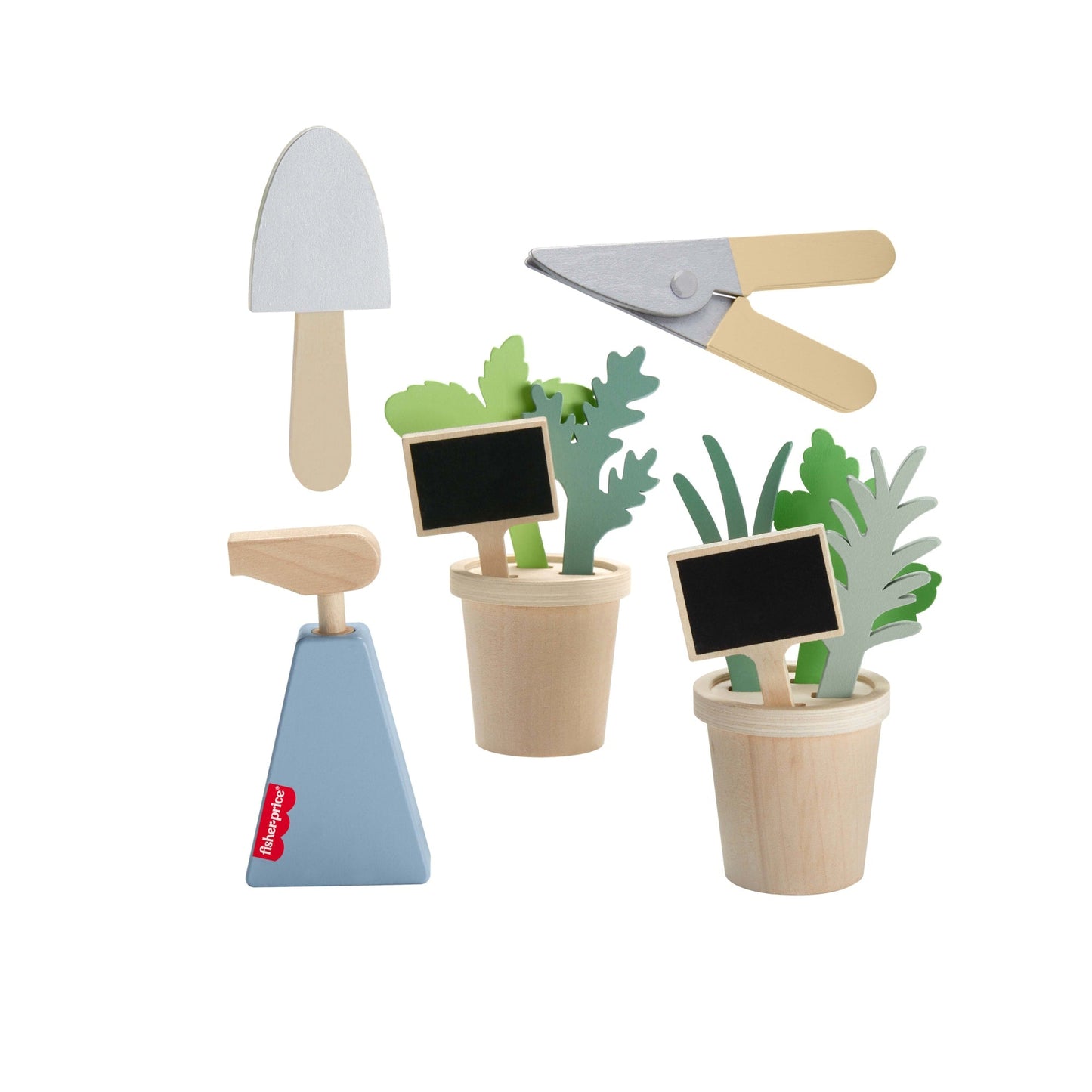 Fisher-Price  Coffret Plantes en Bois, Avec Outils, 12Éléments