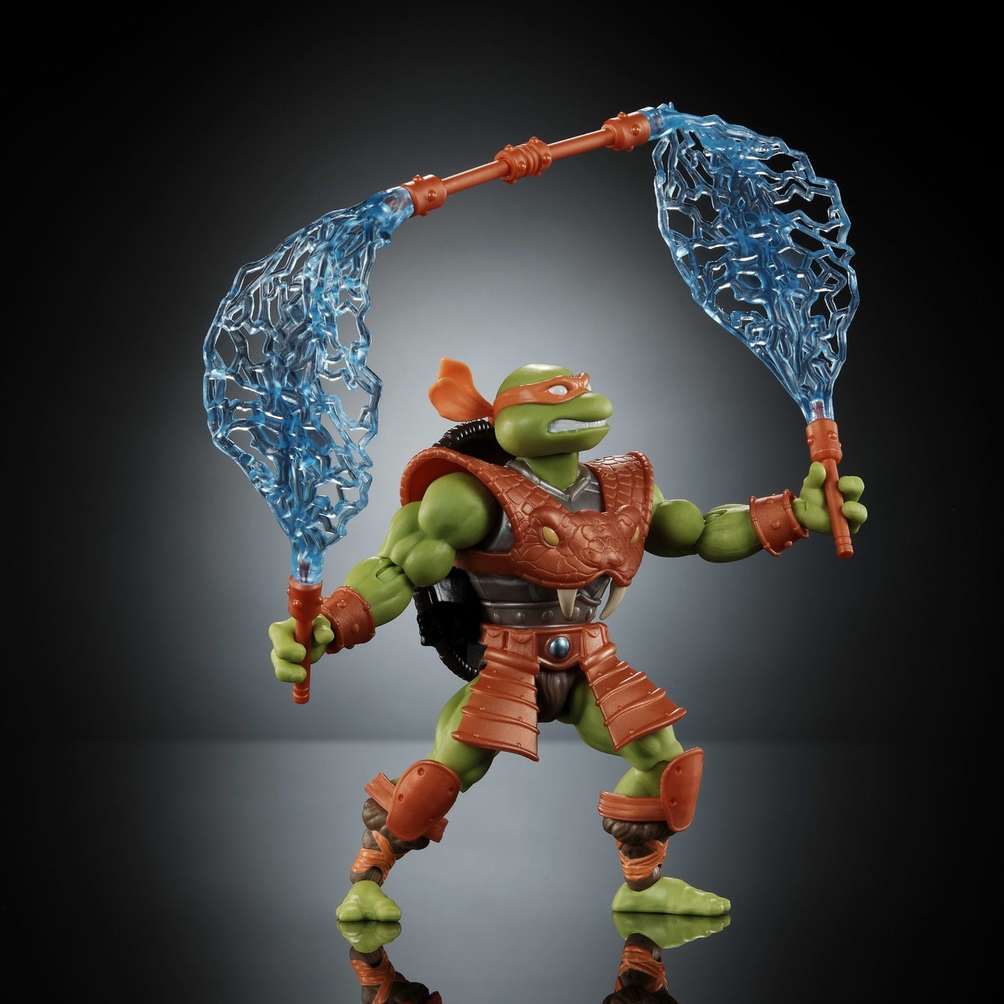 Masters of the Universe Turtles of Grayskull Figura de Acción Michelangelo de 5.5 pulgadas
