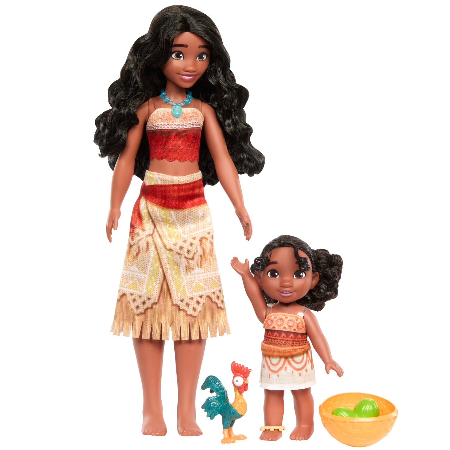 Disney Moana 2 Moana & Simea Sister Set With 2 Fashion Dolls & 3 Accessories, inspired By The Movie