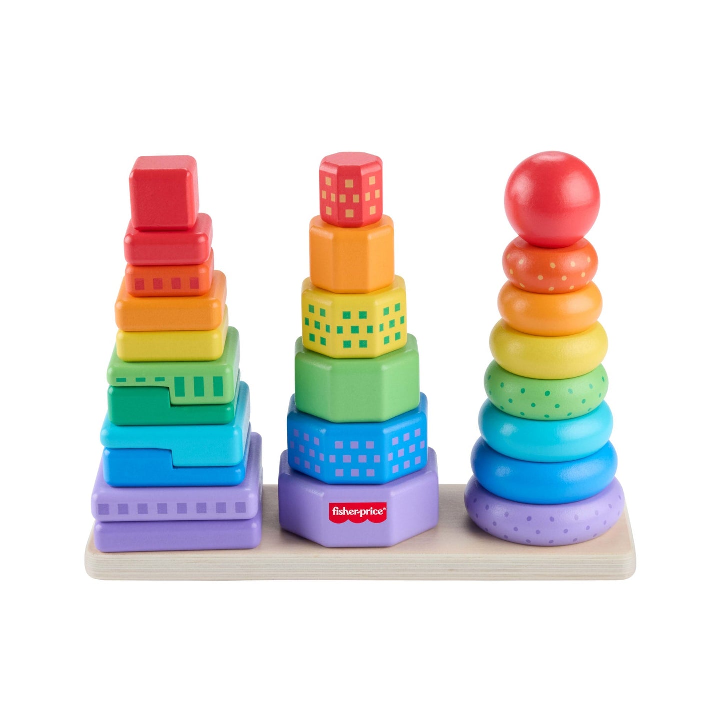 Fisher-Price Juguete para Bebés Torres de Actividades de Madera