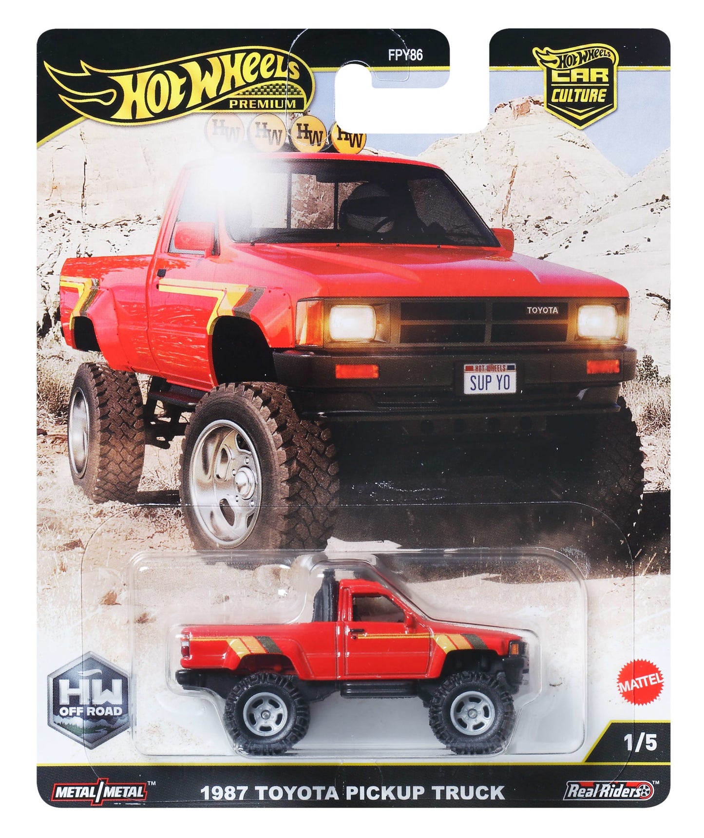 Hot Wheels Collector Veículo de Brinquedo 1987 Toyota Pickup Truck