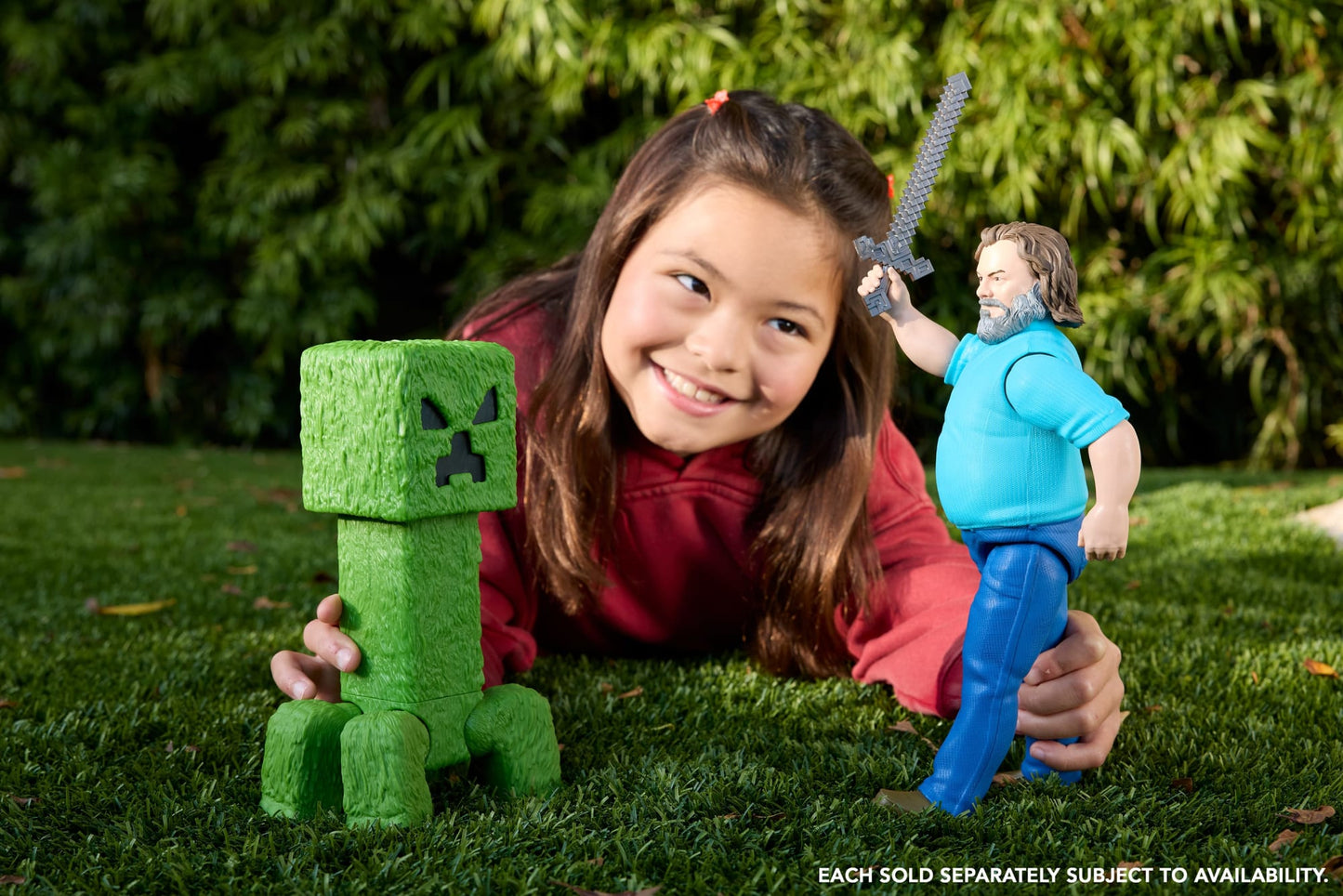 Minecraft o Filme Figura de Ação Creeper de 12 polegadas