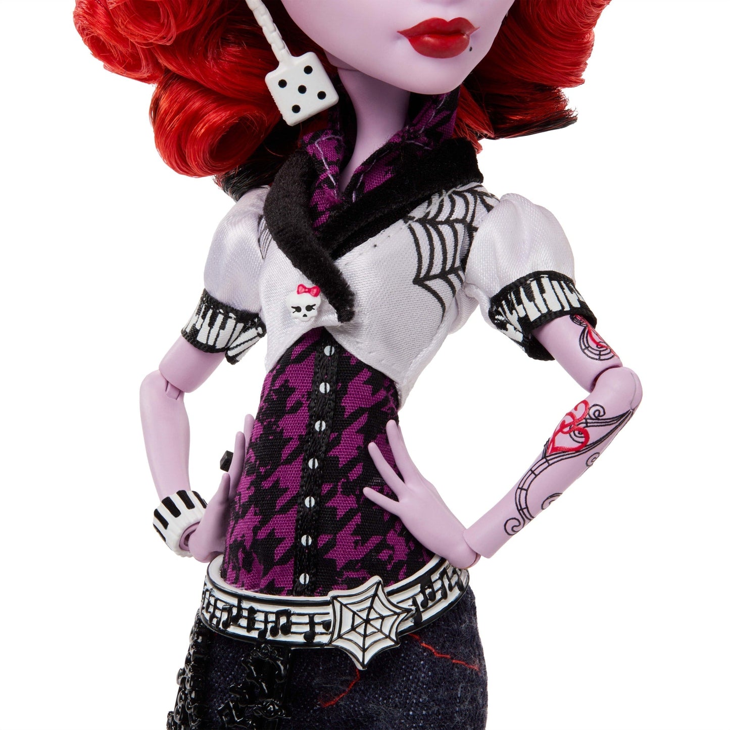 Monster High Boo-Riginal Creeproduction Operetta Doll With Diary, Doll Stand And Pet