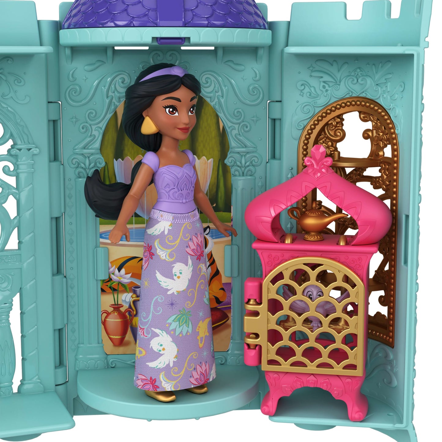 Disney Princess Or Villains Tower Surprise Small Doll & Stacking Playset Accy (Characters May Vary)