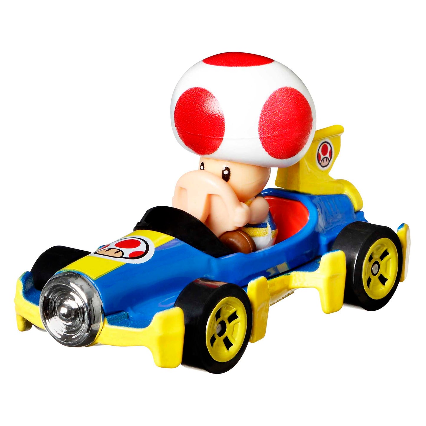 Hot Wheels Mario Kart Vehículo de Juguete Toad Mach 8
