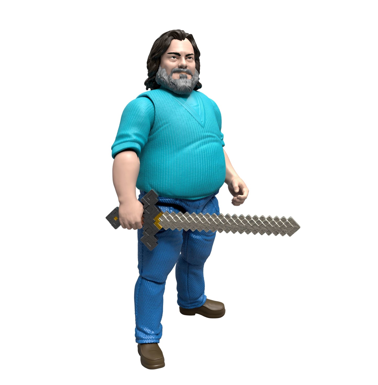Minecraft o Filme Figura de Ação Steve de 4 polegadas