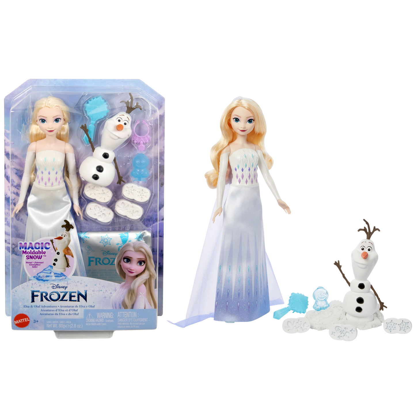 Disney  La Reine des Neiges  Aventures D’Elsa et D’Olaf, 4Tampons