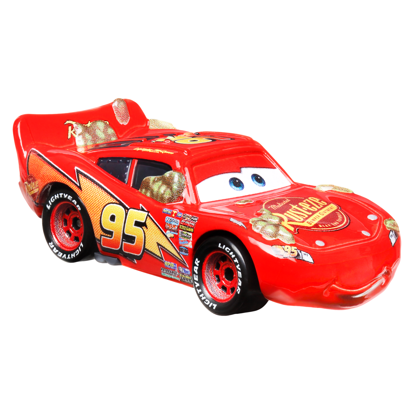 Carros da Disney e Pixar Diecast Veículo de Brinquedo Pacote de 2 Mate & Relâmpago McQueen Cacto