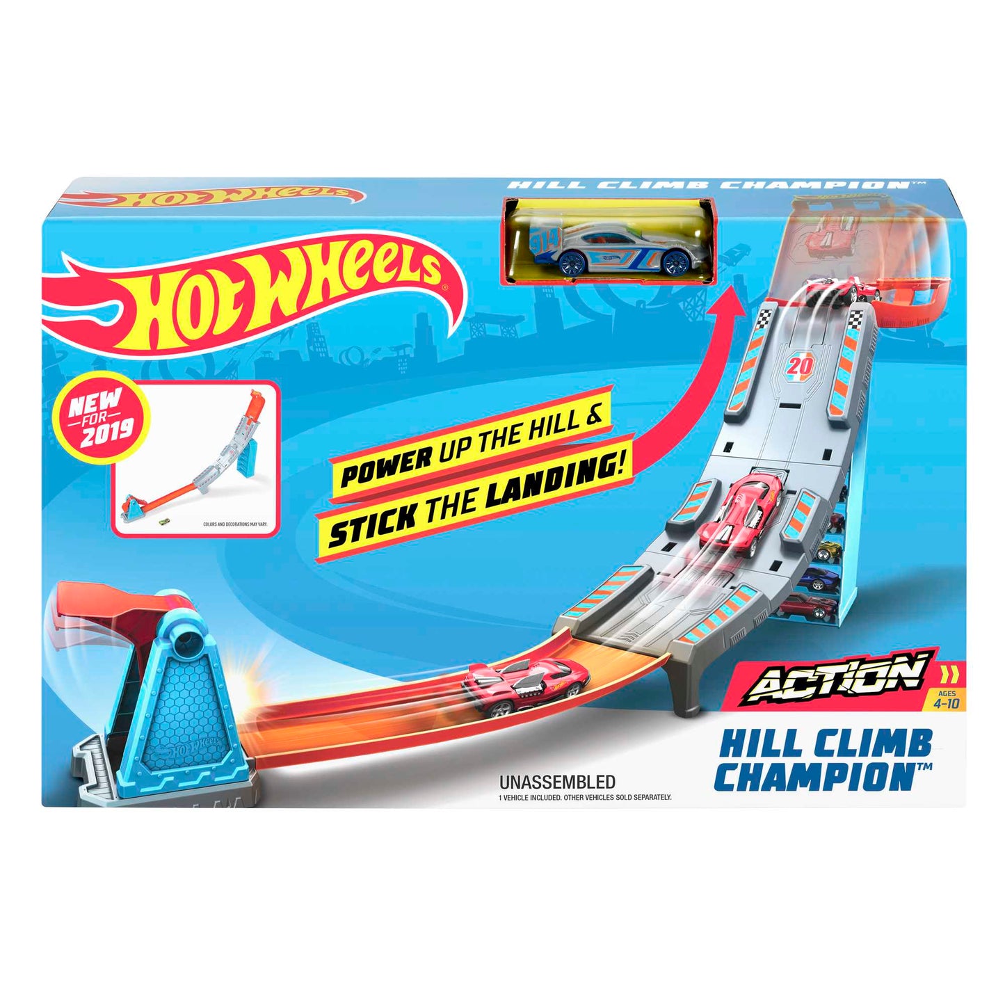 Hot Wheels Action Pista de Juguete Campeonato de las Alturas