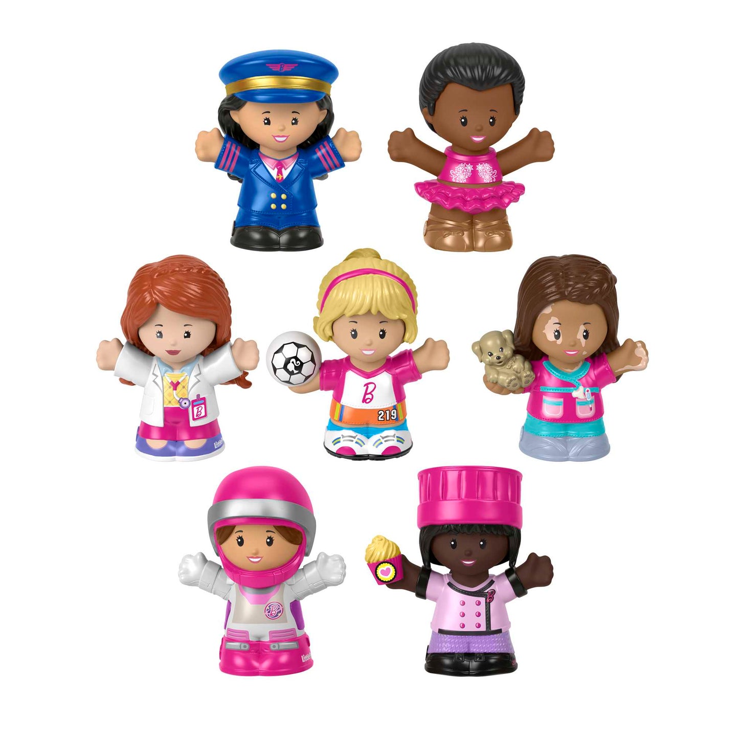 Little People Barbie Tu Peux Être Qui Tu Veux Coffret Figurines