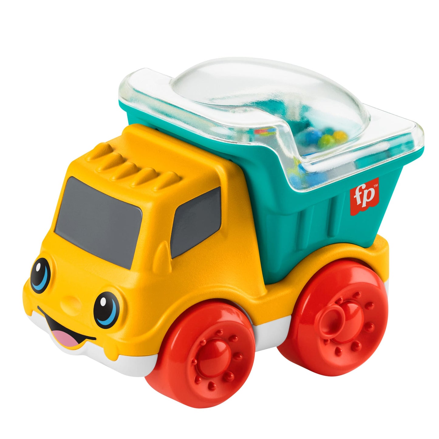 Fisher-Price  Camion-Benne Roulis-Boulis, Jouet à Pousser Avec Perles