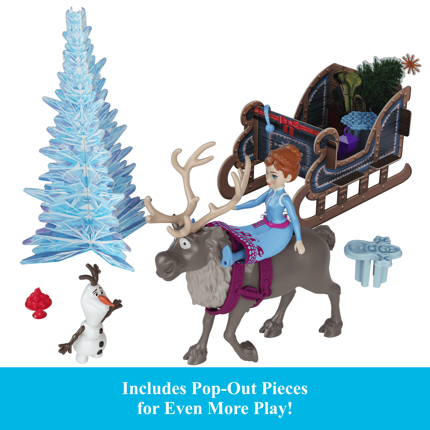 Disney Frozen Advent Calendar With 24 Days Of Surprise Toys, including Anna & Elsa Small Dolls
