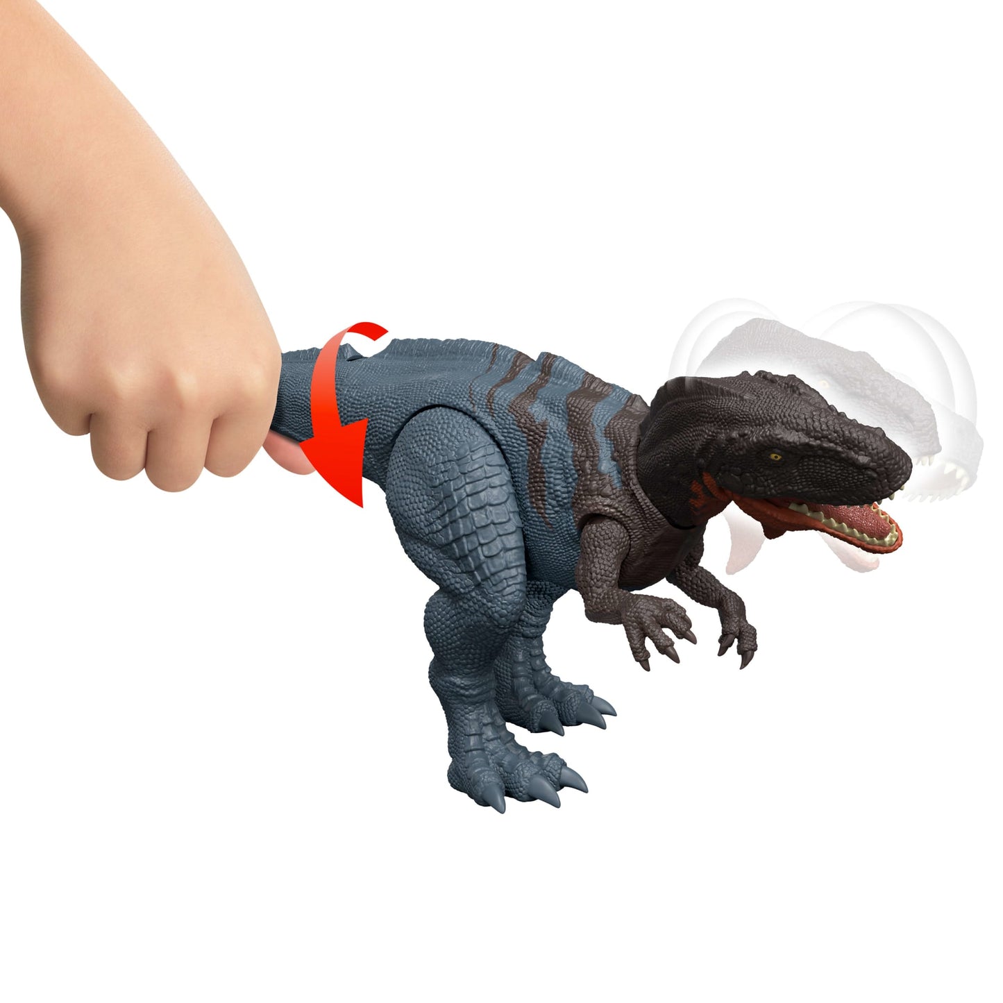 Jurassic World Dinosaurio de Juguete Rebirth Rugido Salvaje Abelisaurus
