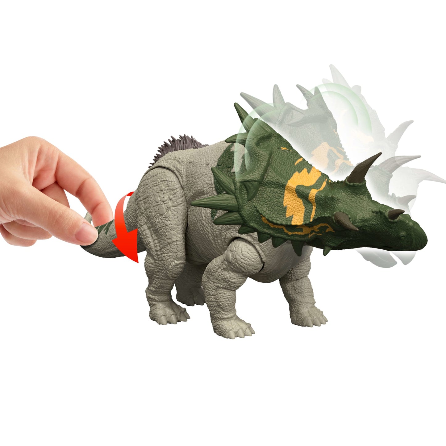 Jurassic World Dinossauro de Brinquedo Rebirth Rugido Selvagem Spiclypeus