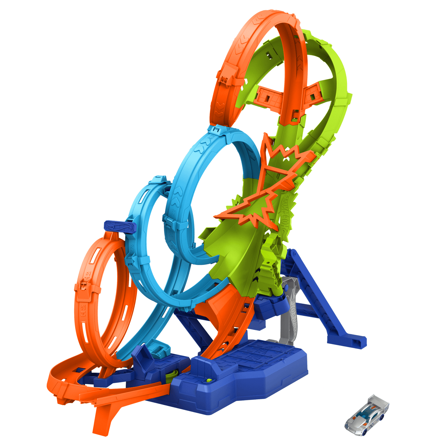 Hot Wheels-Coffret Ultra Crash Looping-Propulseur et Voiture