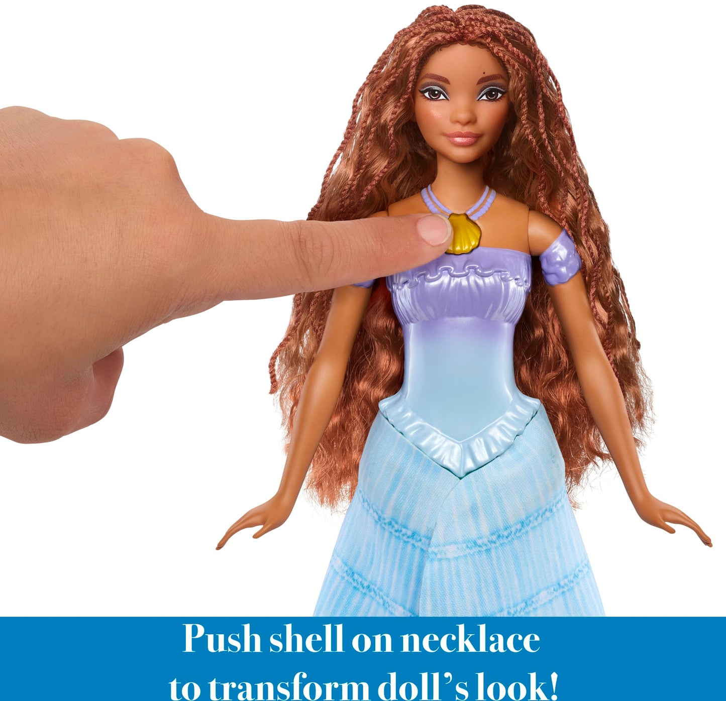 Disney The Little Mermaid Transforming Ariel Fashion Doll, Switch From Human To Mermaid