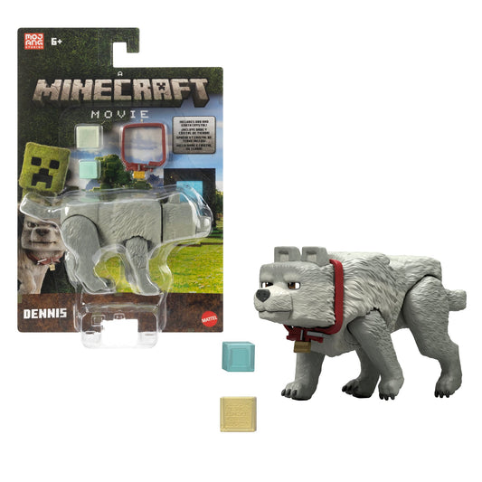 Minecraft – Figurine Articulée de 8,25 Cm et Access. – dennis Le Loup