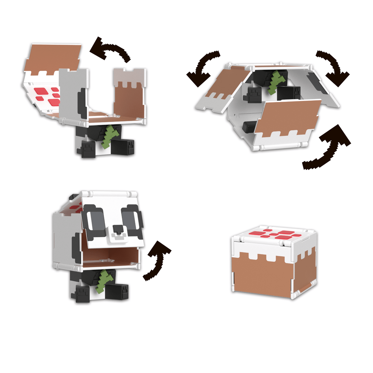 Minecraft Flippin’ Figs Collection de Figurines Échelle de 9,53Cm