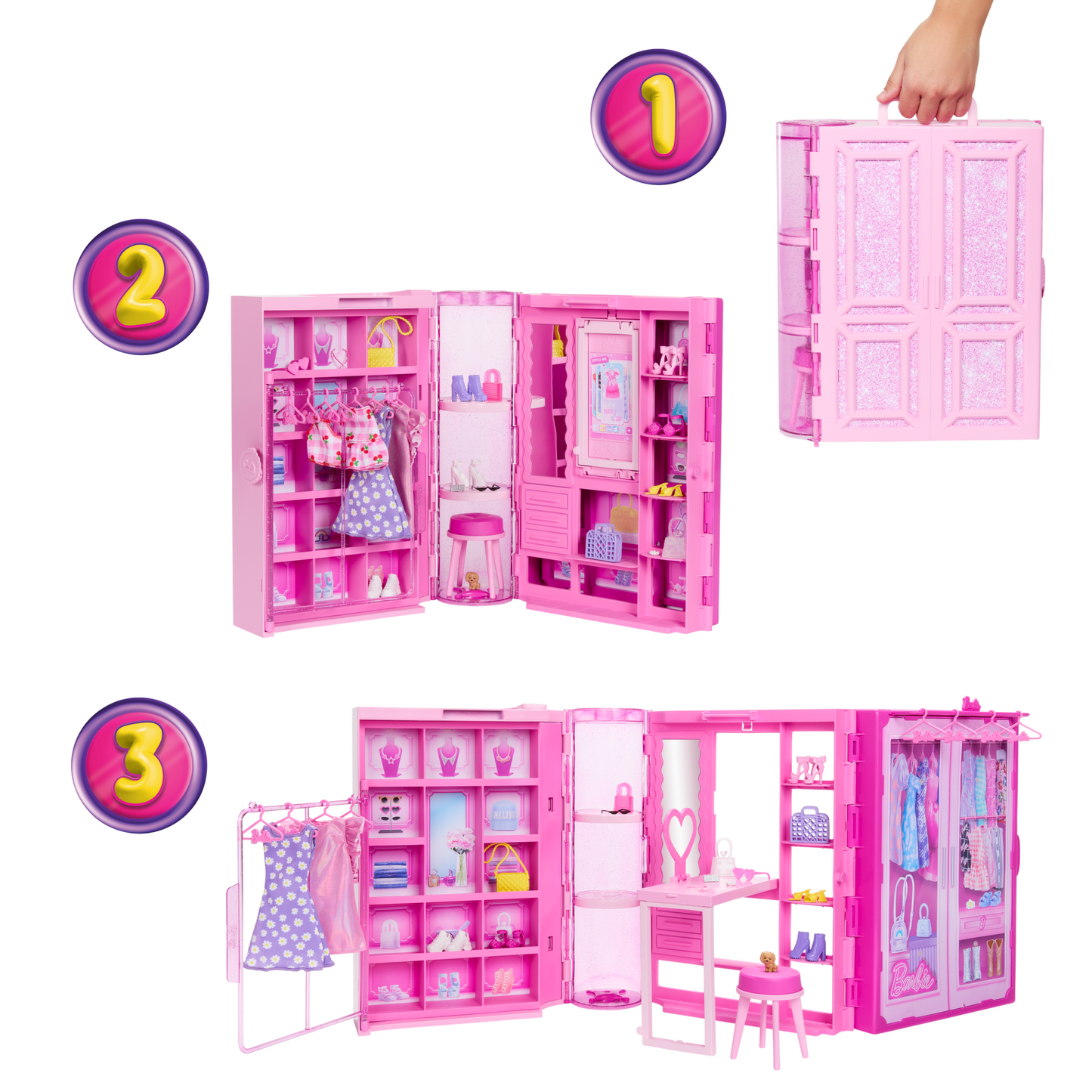 Barbie-Dressing de Rêve-Coffret