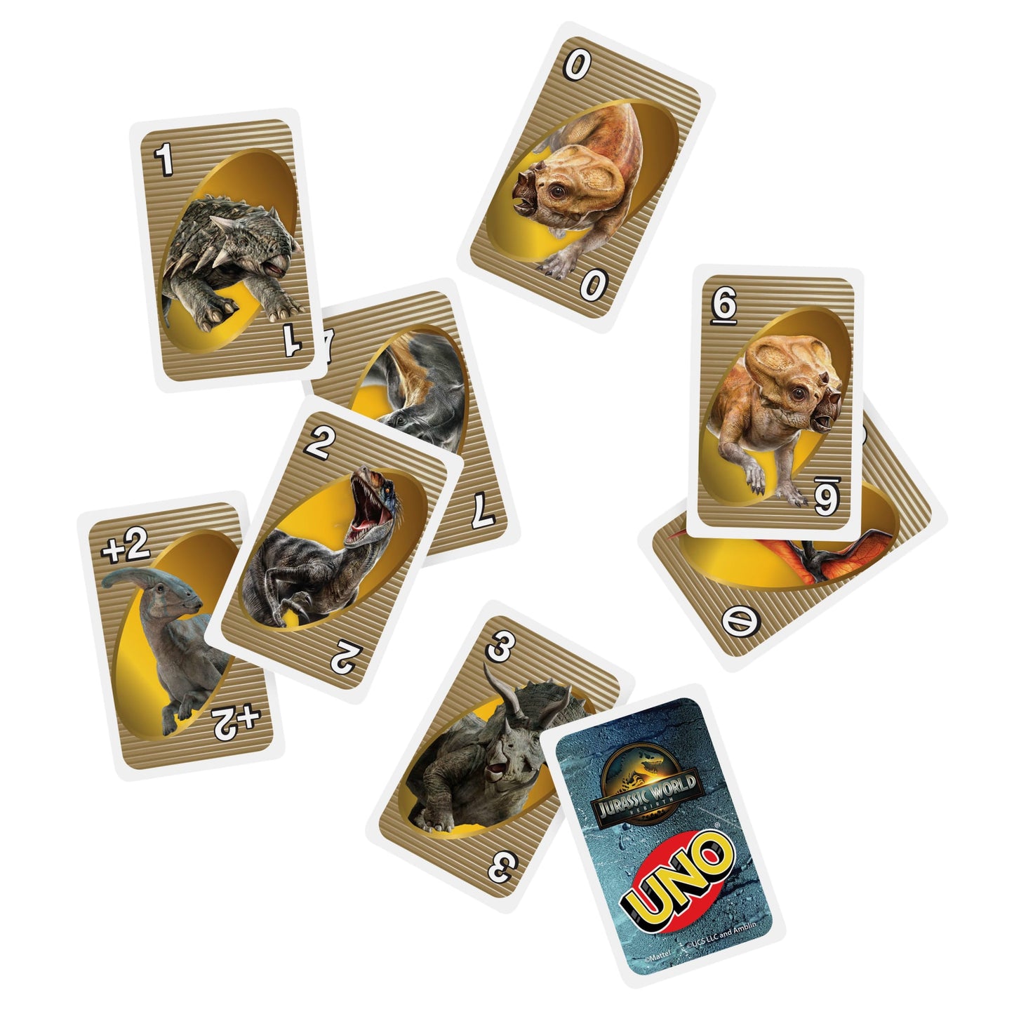 UNO Jurassic World Rebirth Card Game For Kids, Family & Adult Game Nights