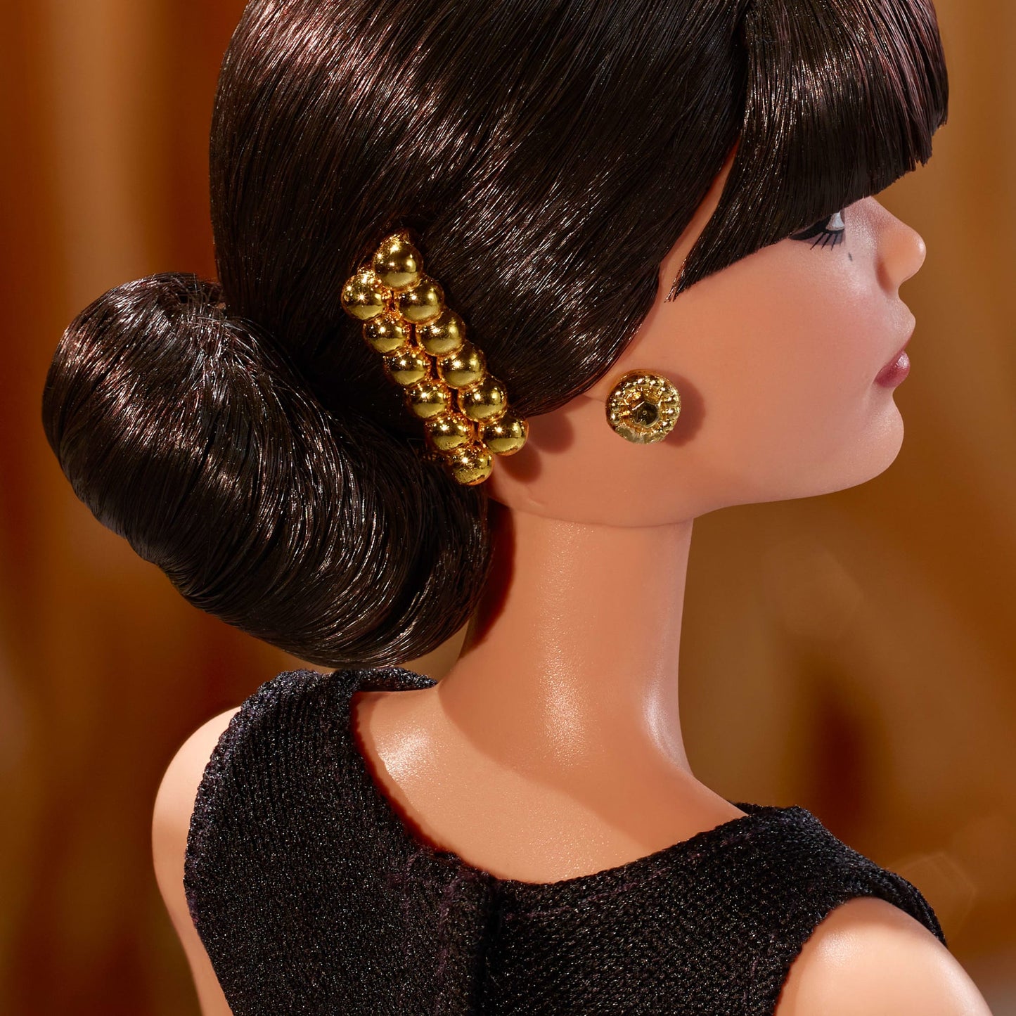 Barbie Tribute Collection Rita Moreno Collectible Doll in Black & Gold Gown