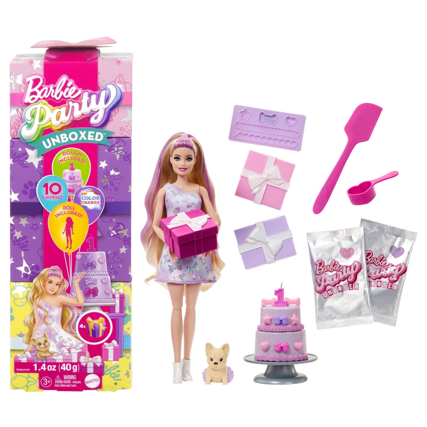 Barbie-Barbie Cadeau Surprise-Coffret Fête D’Anniversaire