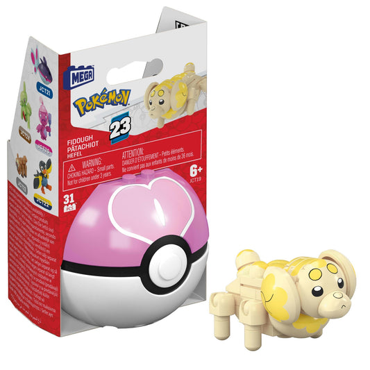 MEGA Pokémon Juguete de Construcción Pokébola Coleccionable Fidough