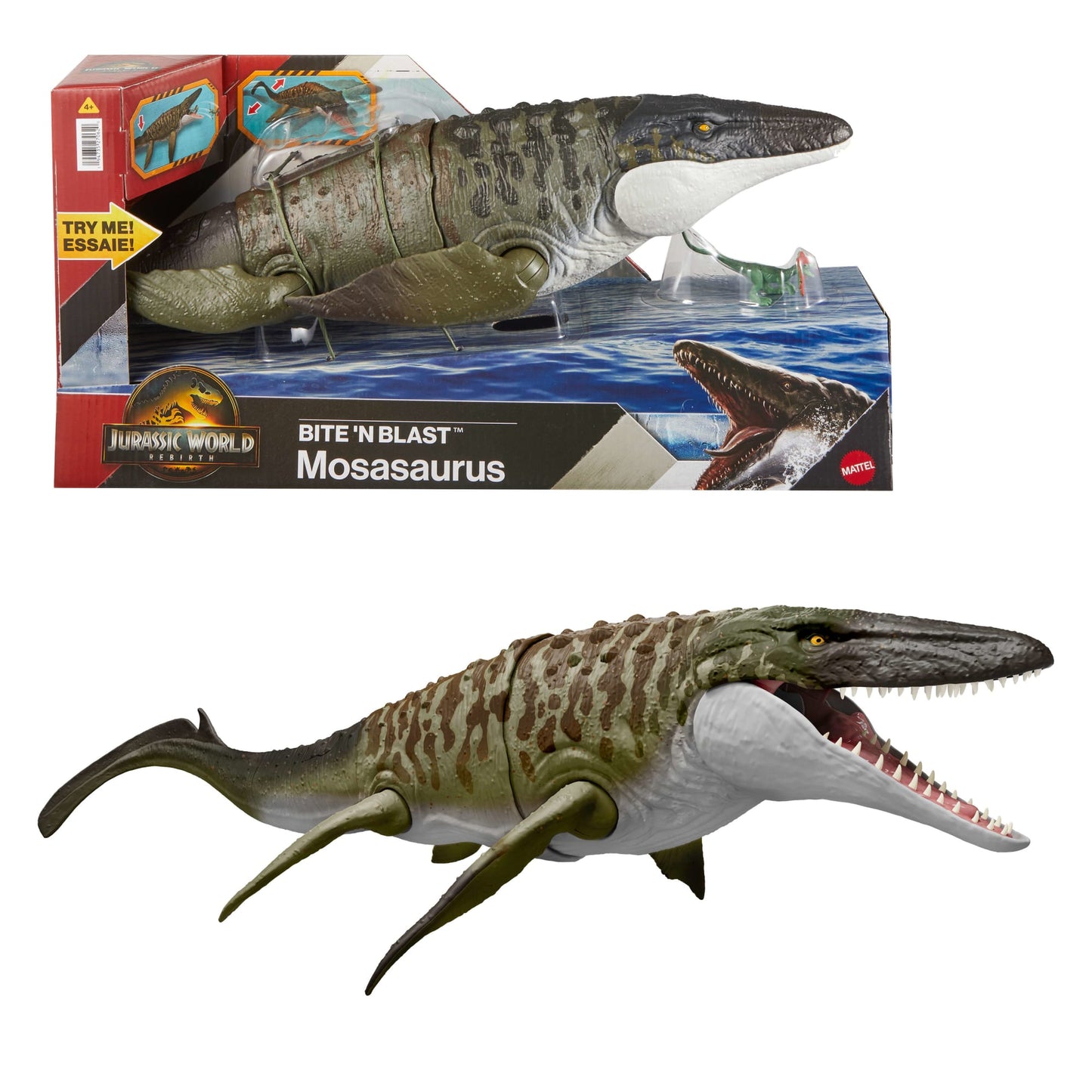 Jurassic World-Figurine Articulée Mosasaurus-Dinosaure