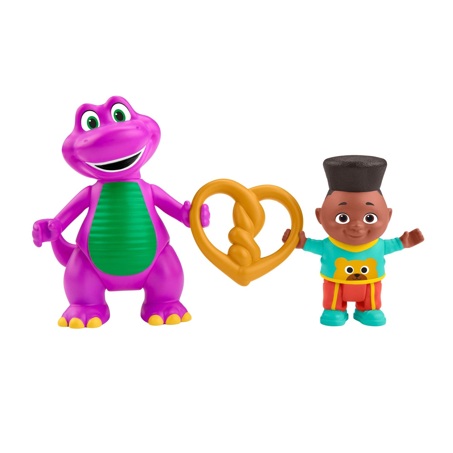 Barney Figura de Juguete Paquete de Barney y David