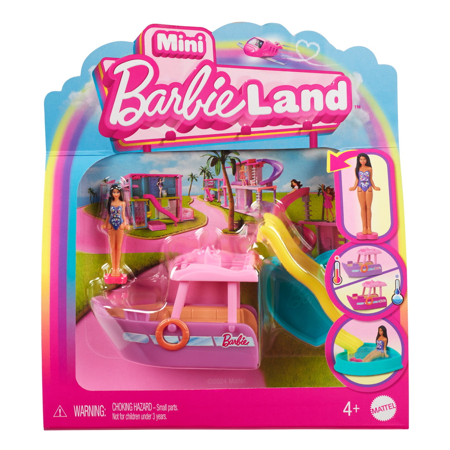 Barbie Mini BarbieLand Vehículo para Muñecas Yate de los Sueños