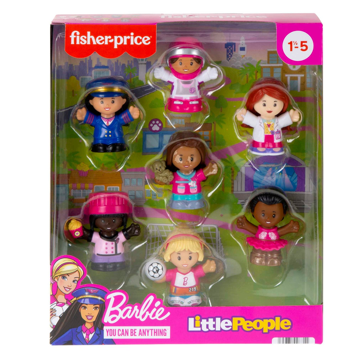 Little People Barbie Tu Peux Être Qui Tu Veux Coffret Figurines