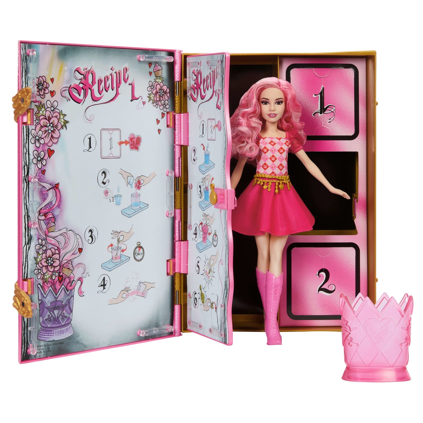 Disney's Descendants: The Rise Of Red The Sorcerer's Cookbook Doll & Playset, Surprise Reveals
